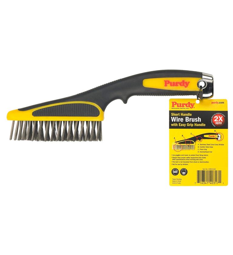 Purdy Wire Brush Short Handle 11"
