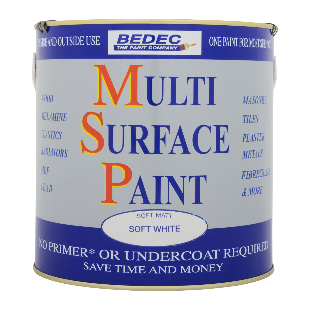 Bedec MSP Soft Matt White 2.5L