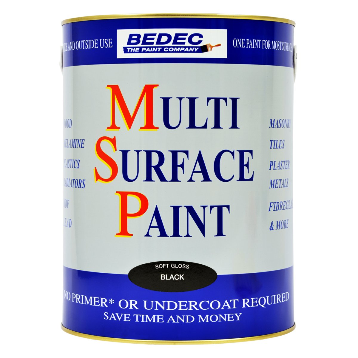 Bedec MSP Soft Gloss Black 5L