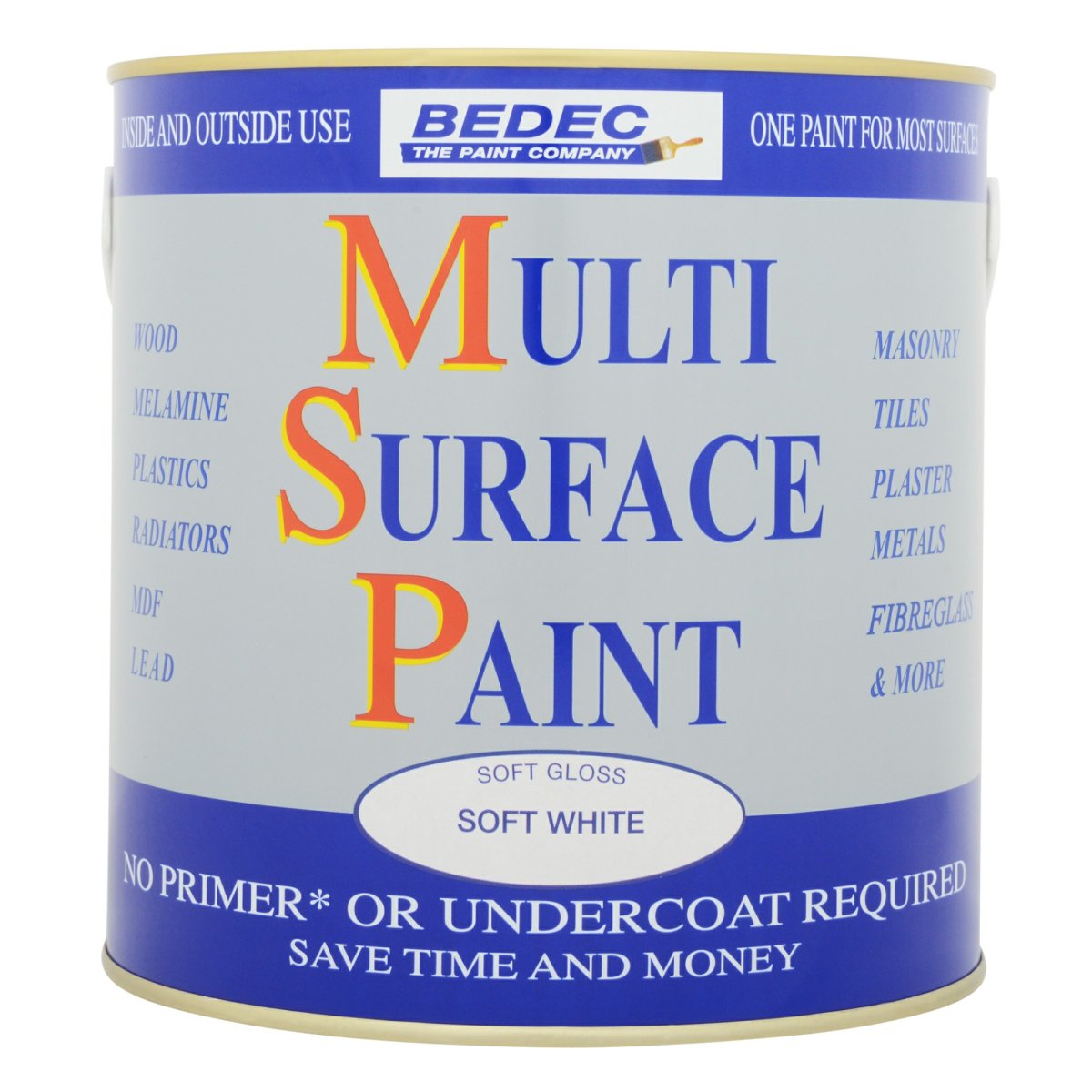 Bedec MSP Soft Gloss White 2.5L