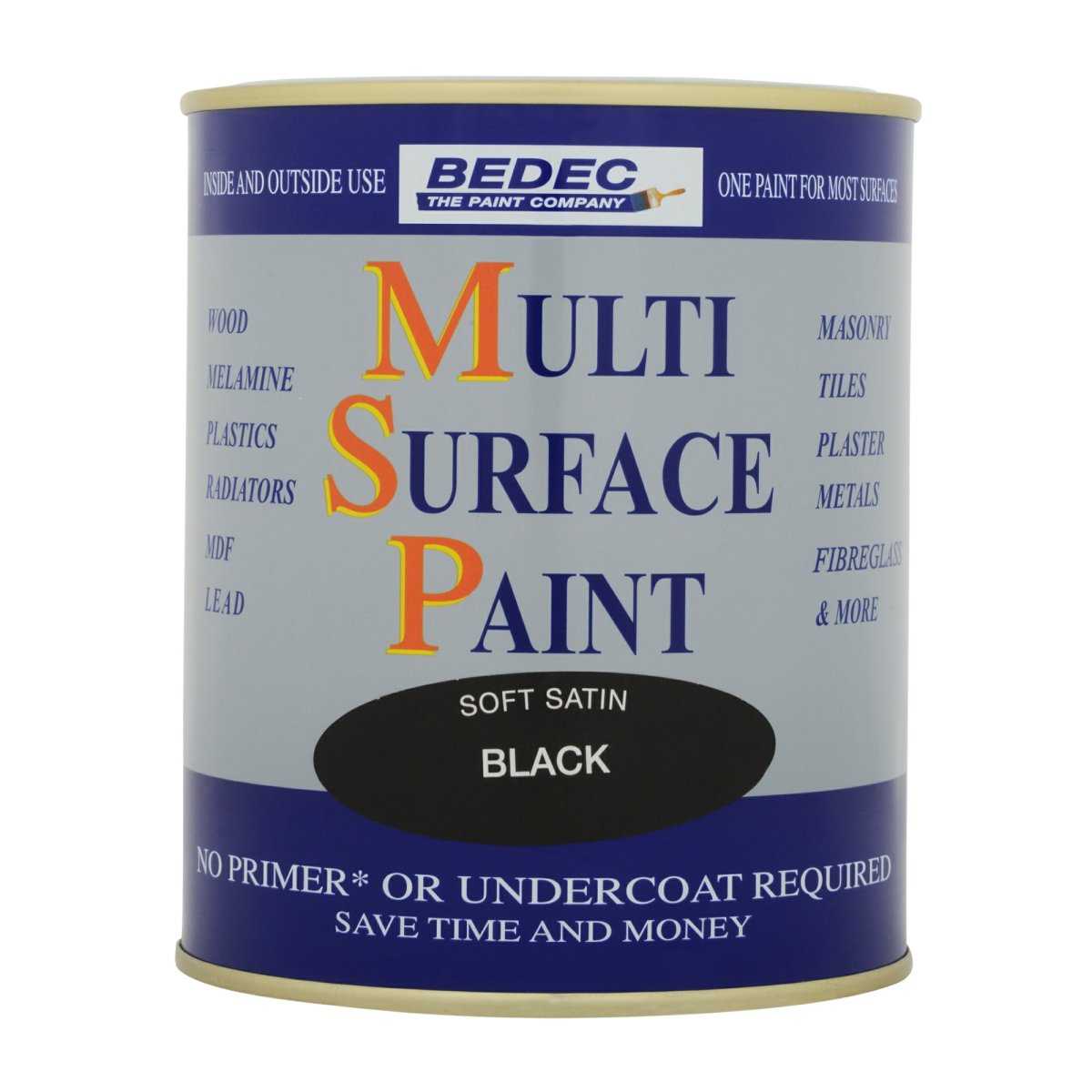 Bedec MSP Soft Satin Black 750ml