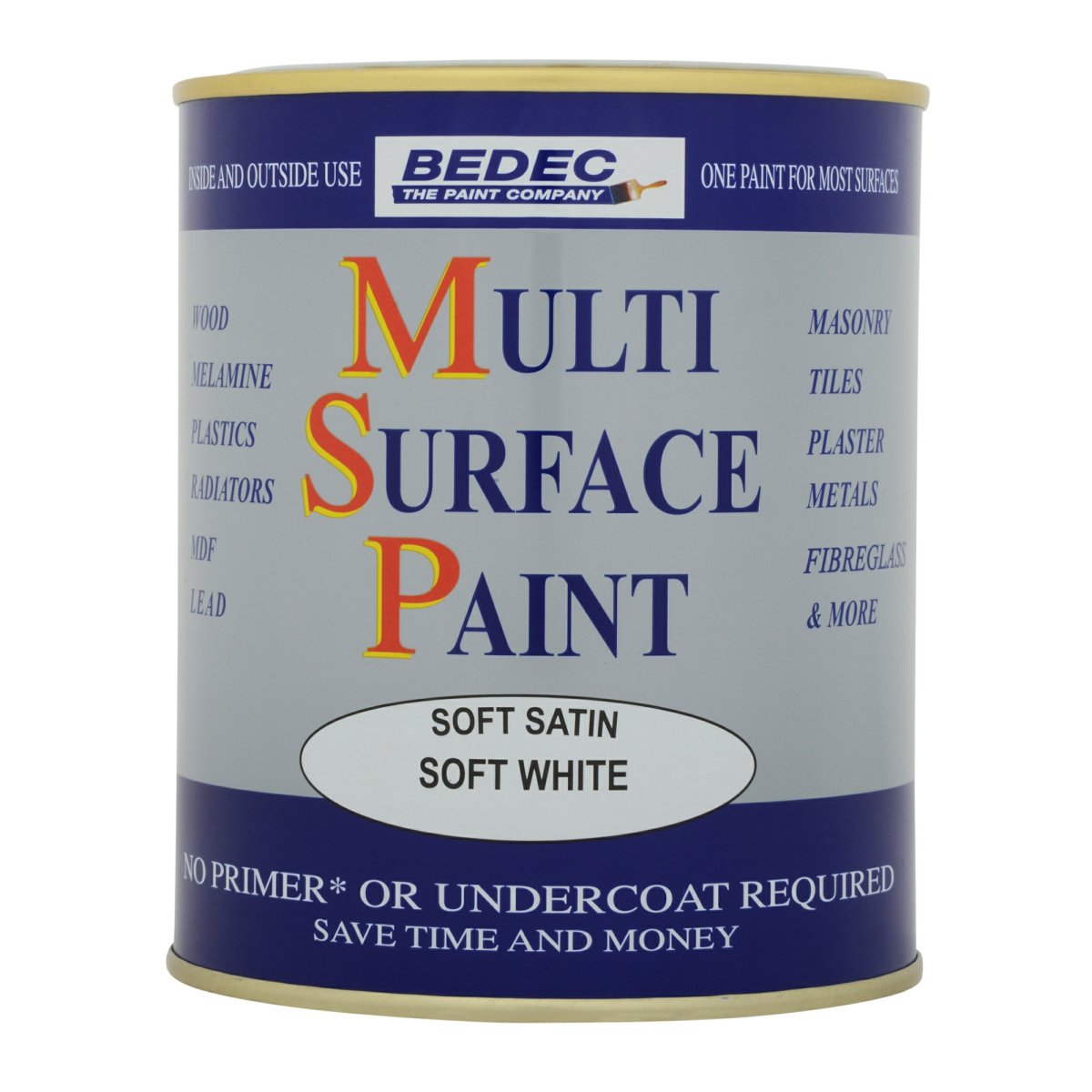 Bedec MSP Soft Satin White 750ml