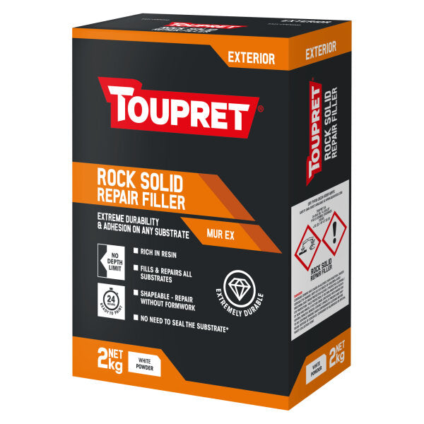Toupret Rock Solid Repair Filler (Murex) 2kg