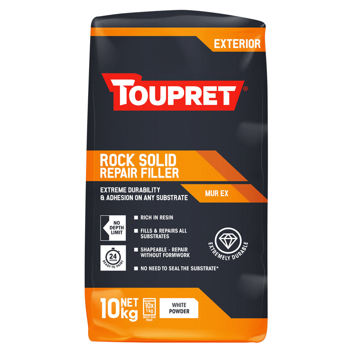 Toupret Rock Solid Repair Filler (Murex) 10kg