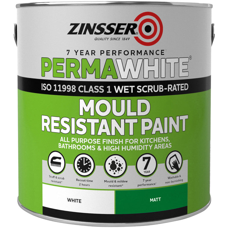 Zinsser Perma-White Interior Matt 2.5L