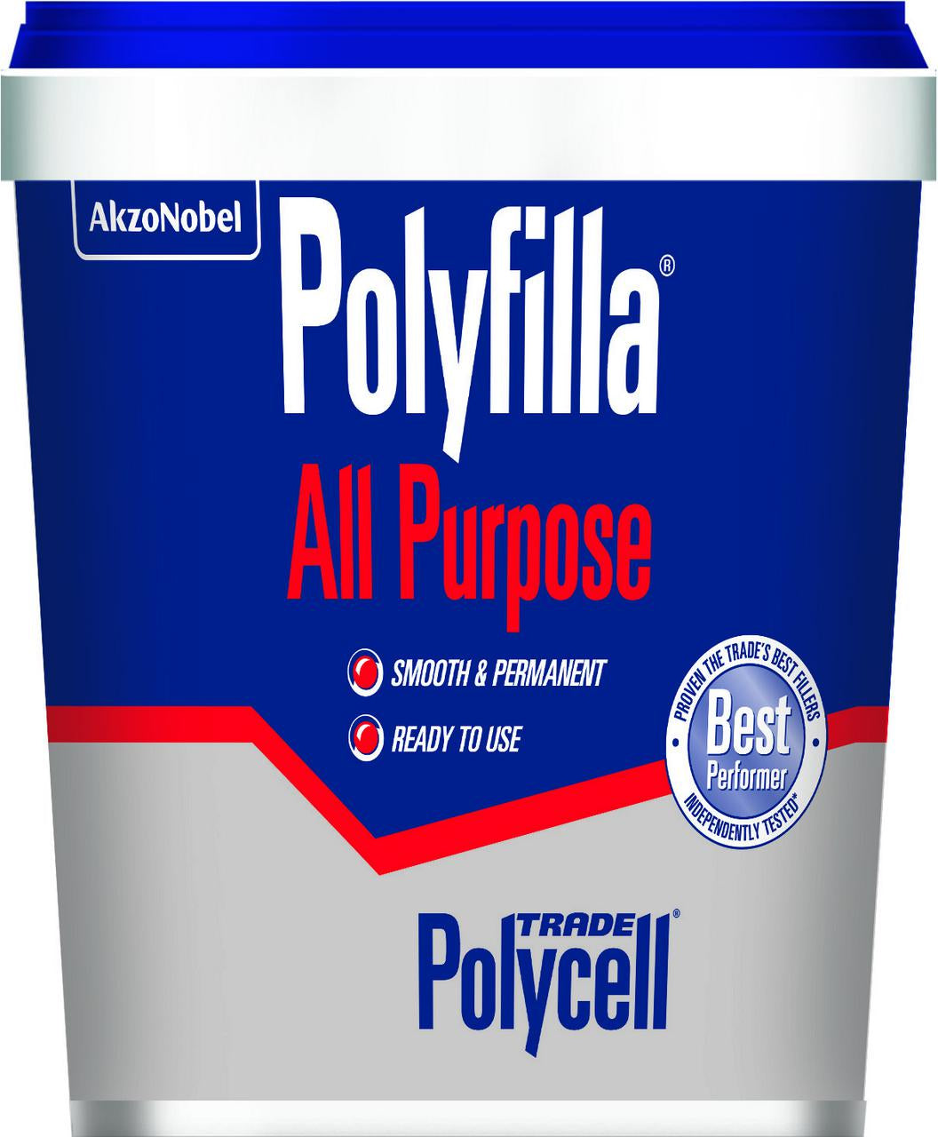 Polycell Trade Polyfilla All Purpose Ready Mixed 2kg