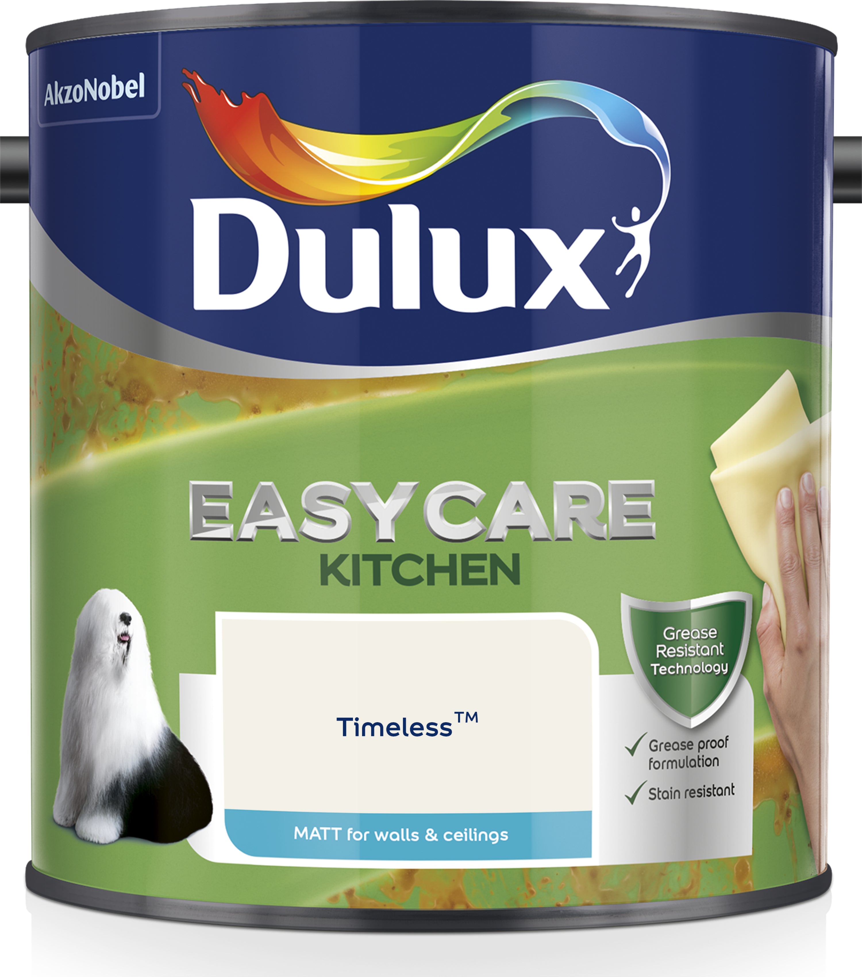 Dulux Easycare Kitchens Matt Timeless 2.5L