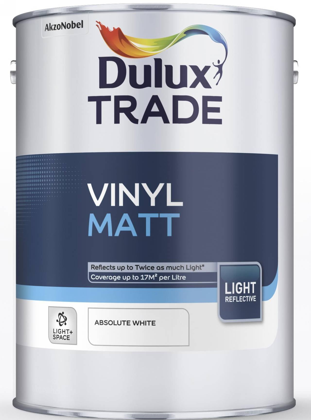 Dulux Trade Vinyl Matt Light & Space Absolute White 5L