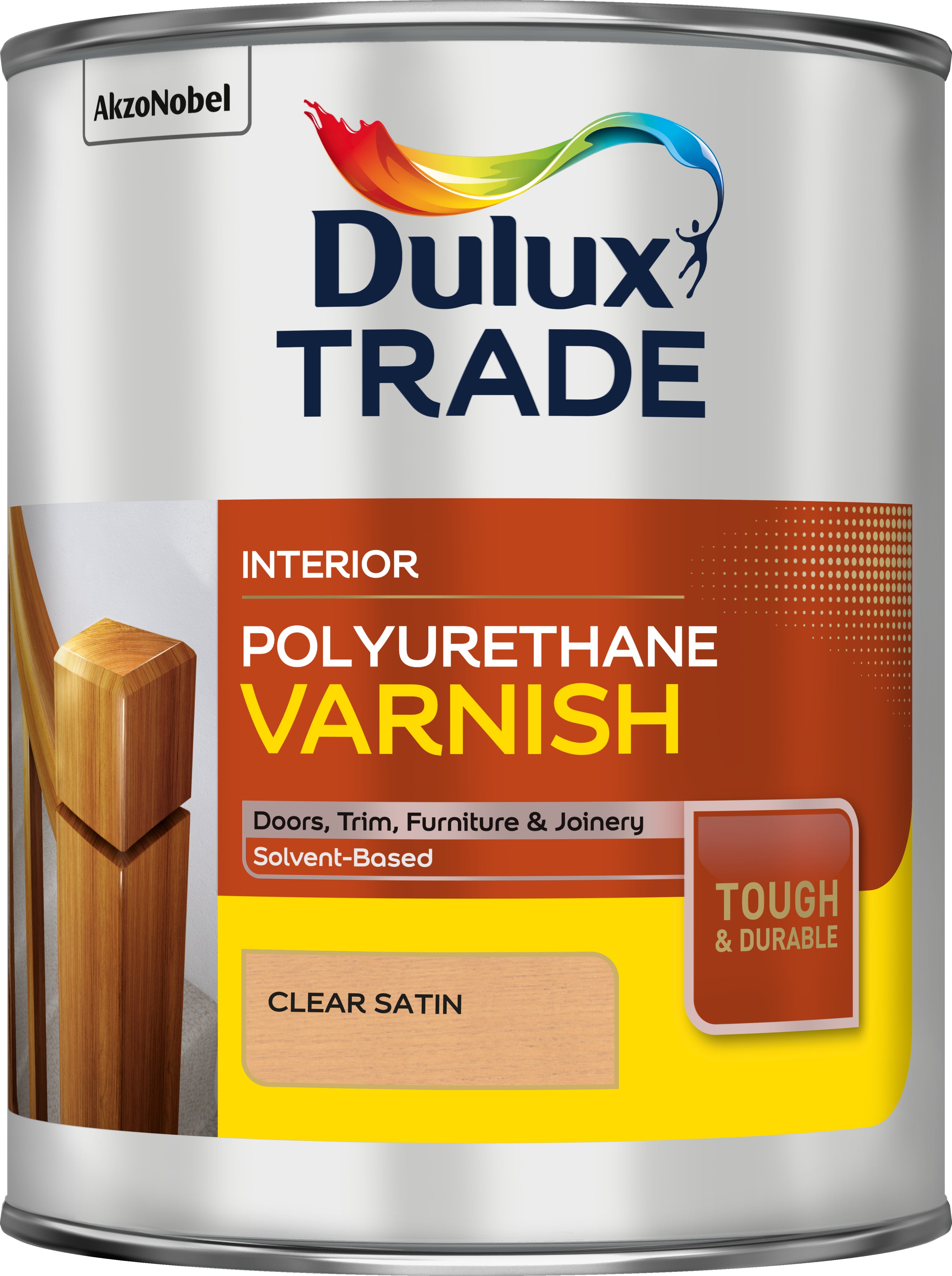Dulux Trade Polyurethane Varnish Satin 1L