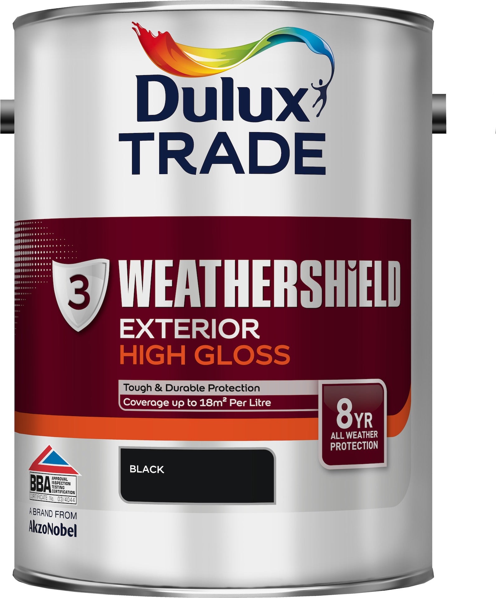 Dulux Trade Weathershield Exterior Gloss Black 5L