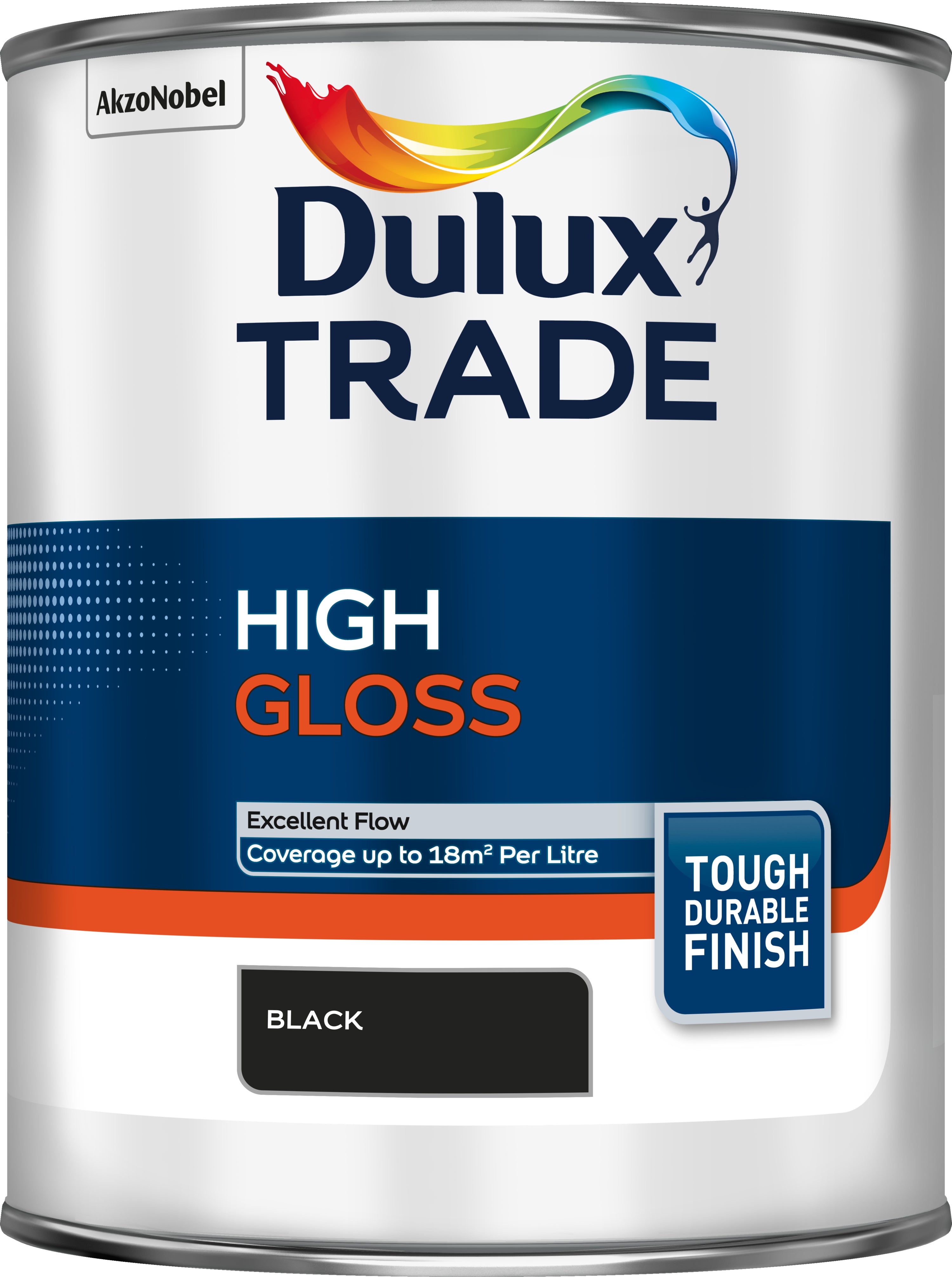 Dulux Trade High Gloss Black 1L