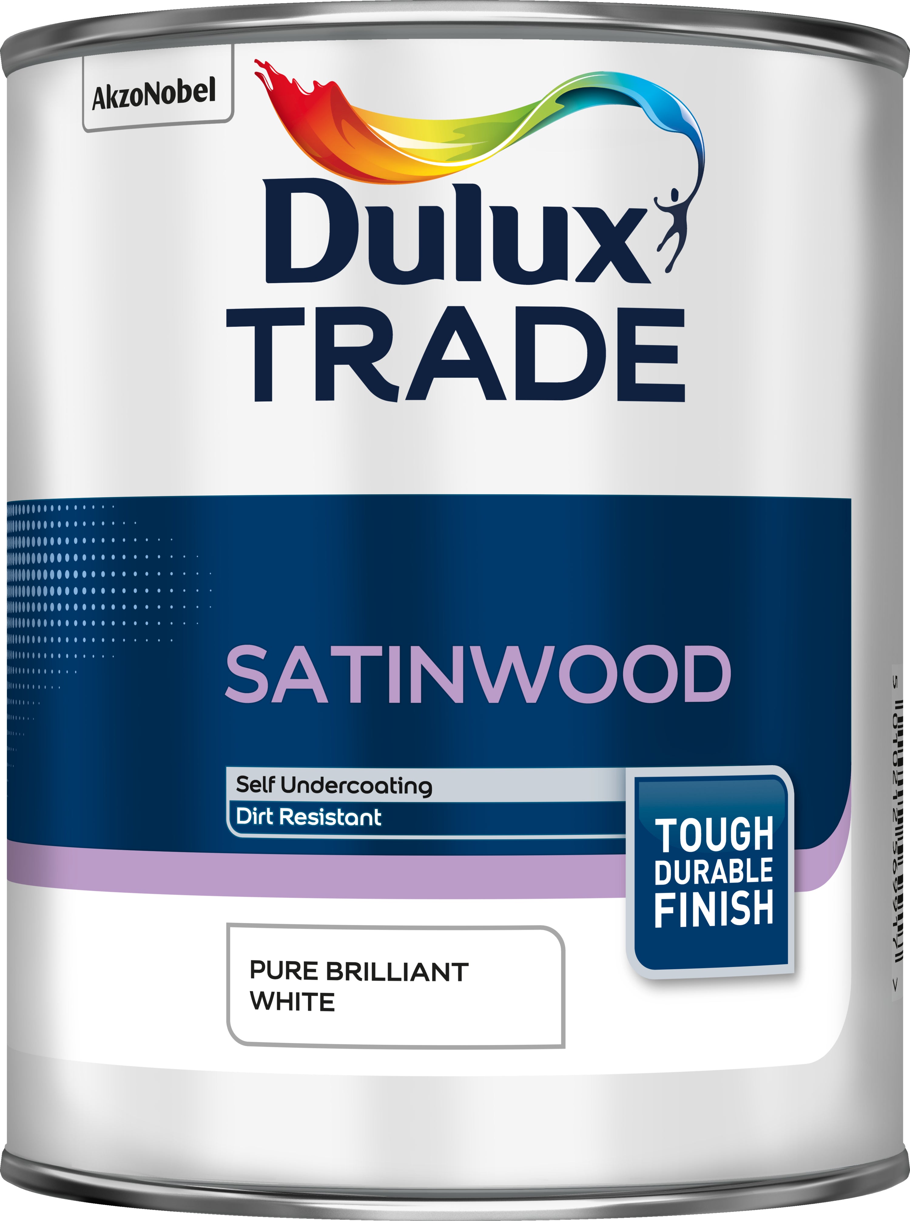 Dulux Trade Satinwood Pure Brilliant White 1L