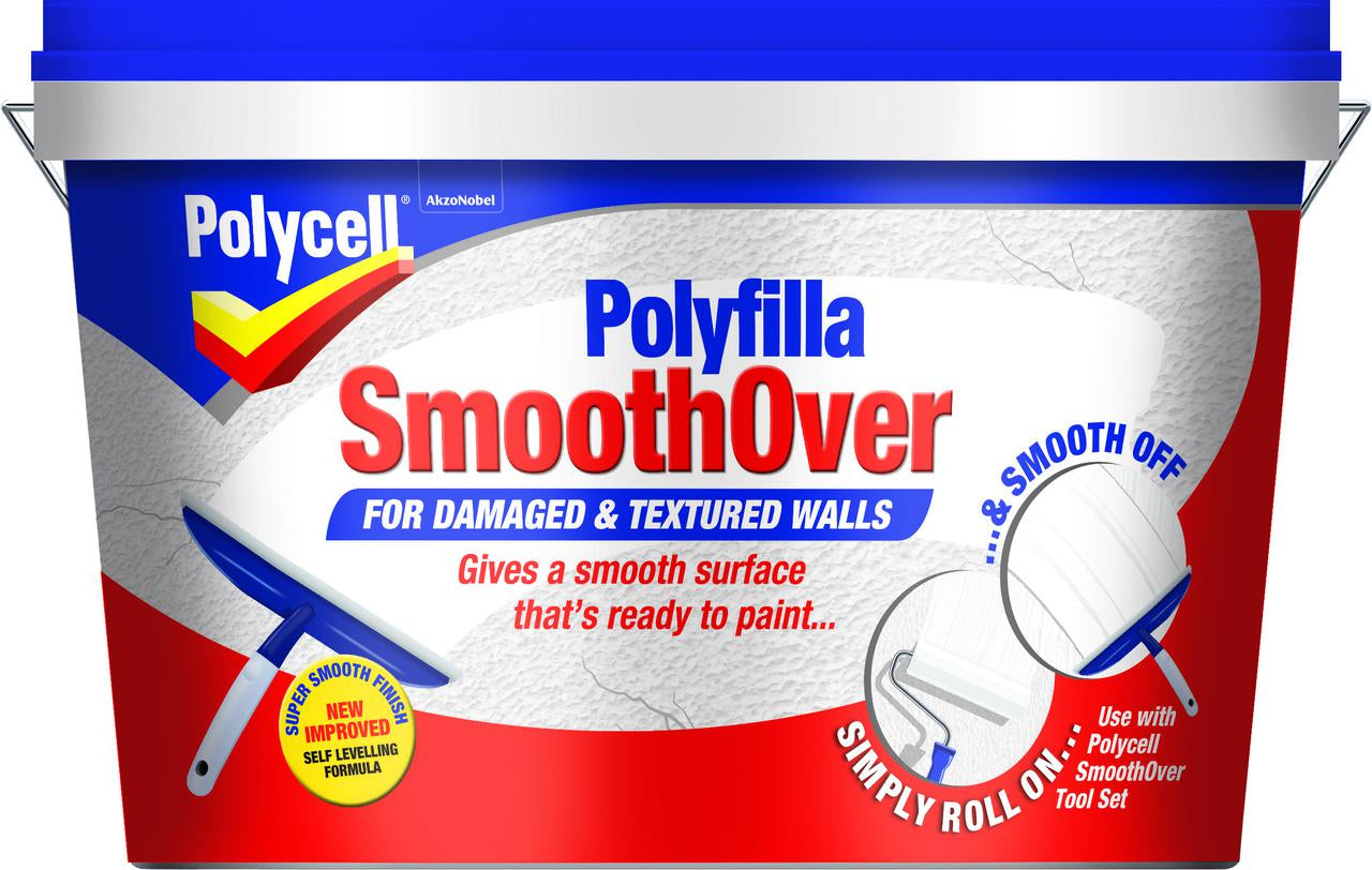 Polycell Smoothover for Damaged/Textured Walls 2.5L