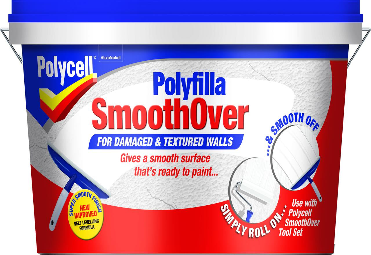 Polycell Smoothover for Damaged/Textured Walls 5L