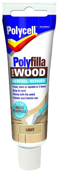 Polycell Polyfilla Wood General Repair Light Tube 75g