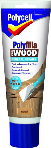 Polycell Polyfilla Wood General Repair Medium Tube 330g