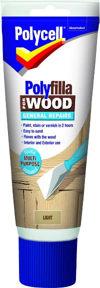 Polycell Polyfilla Wood General Repair Light Tube 330g