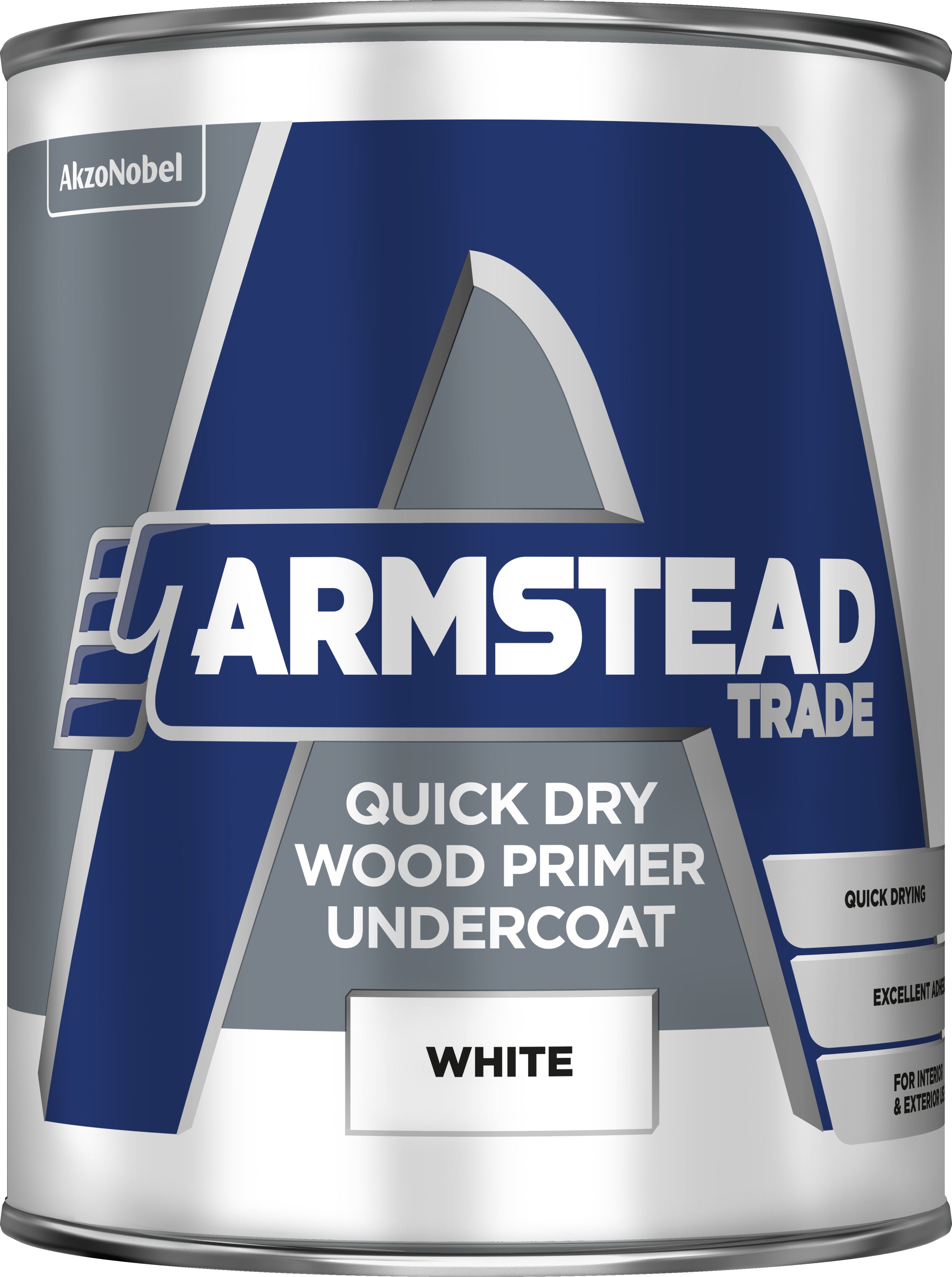Armstead Trade Quick Dry Wood Primer Undercoat 1L