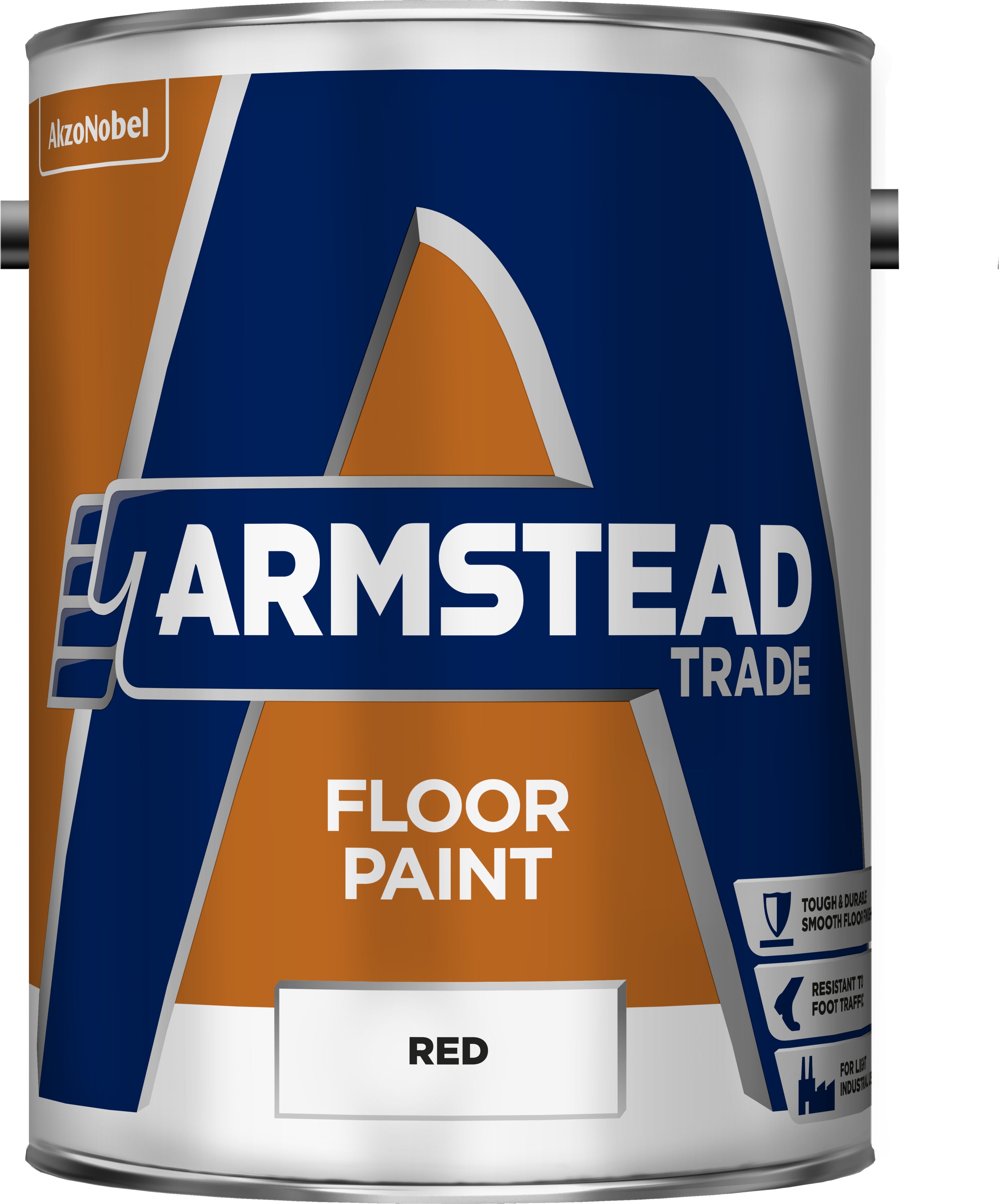 Armstead Trade Floor Paint Red 5L
