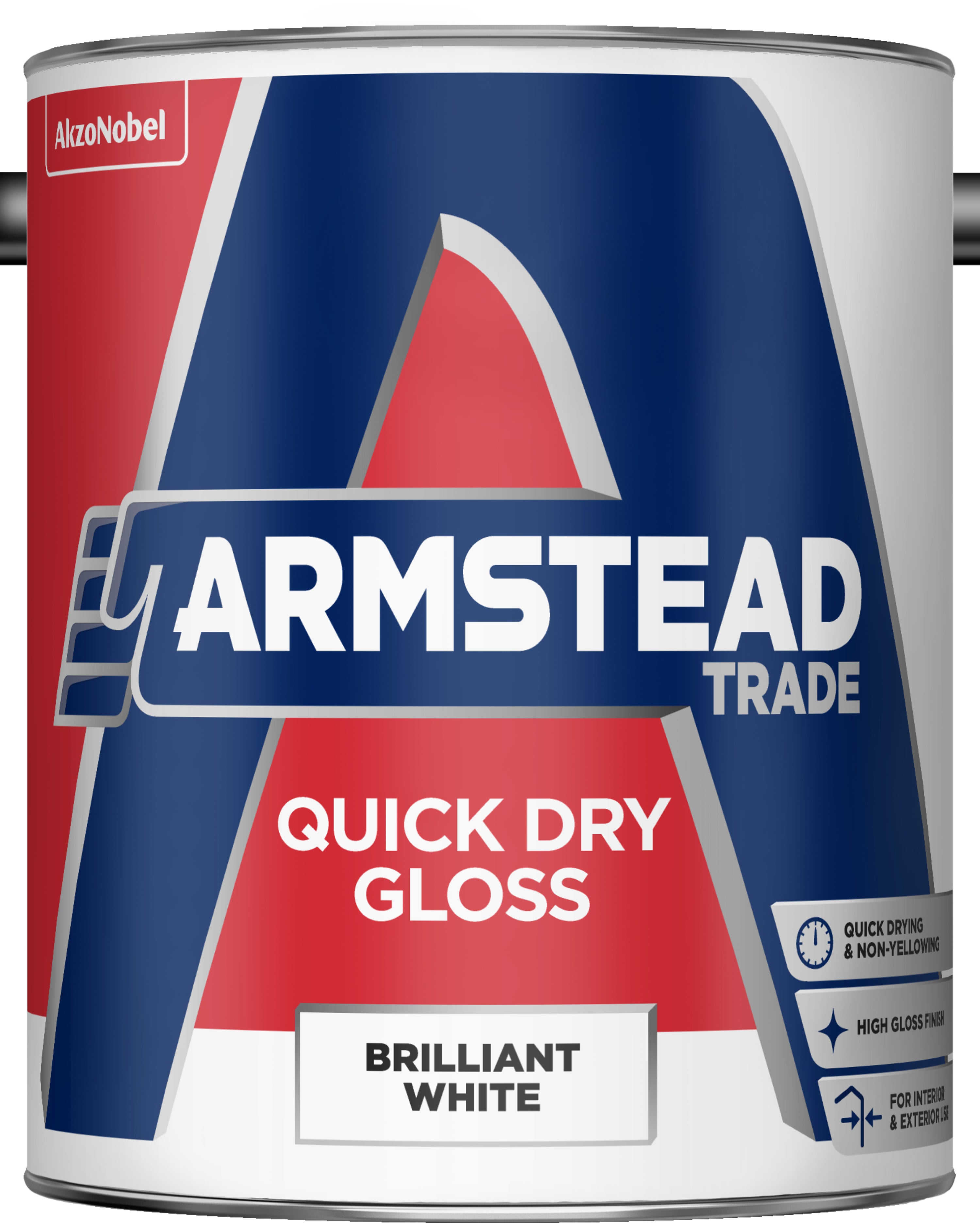 Armstead Trade Quick Dry Gloss Brilliant White 5L