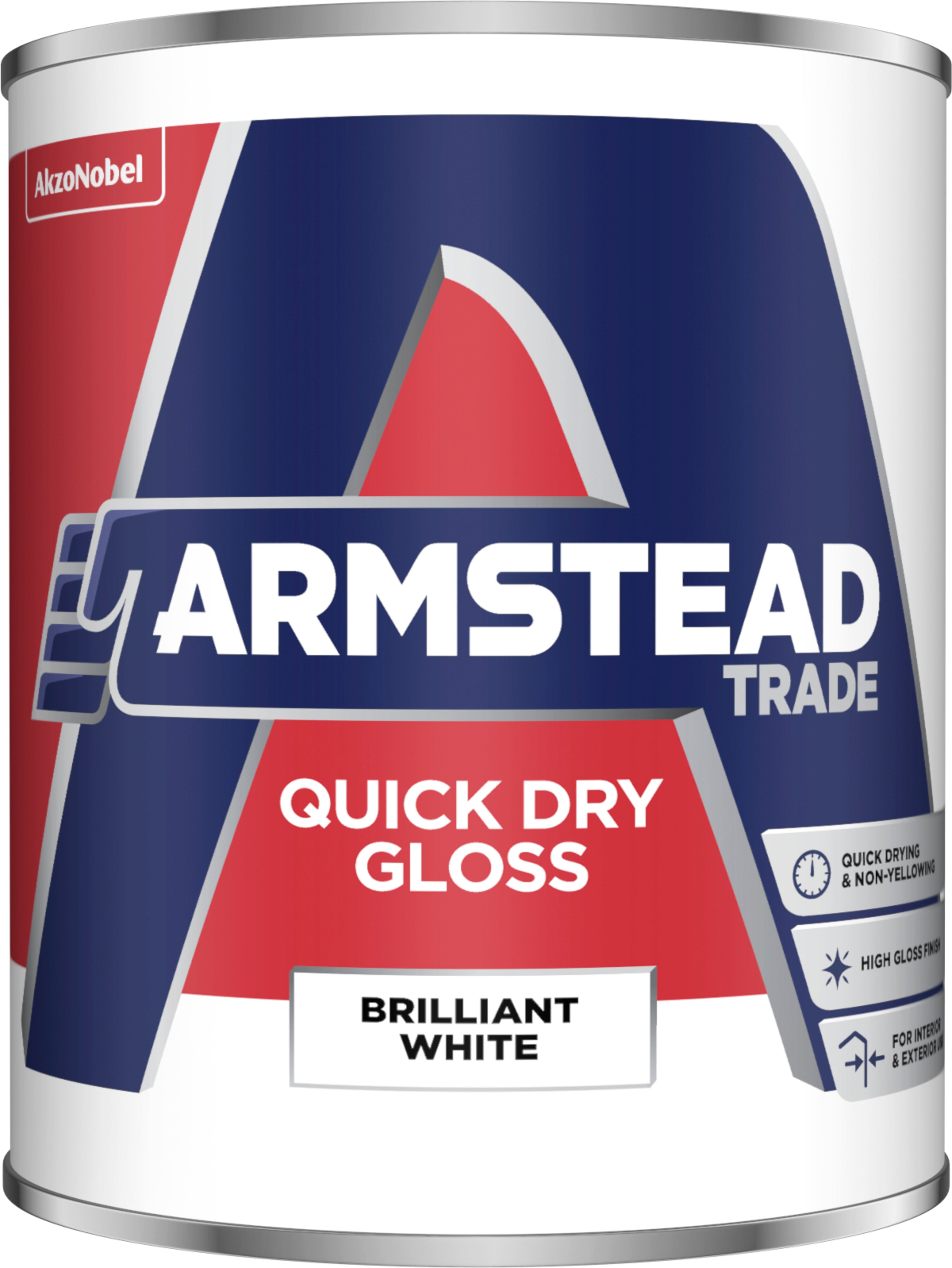 Armstead Trade Quick Dry Gloss Brilliant White 1L