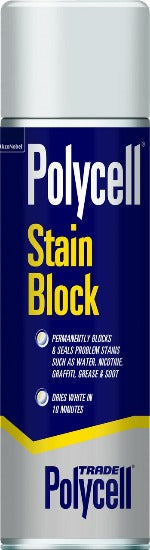 Polycell Trade Stain Block Aerosol 500ml