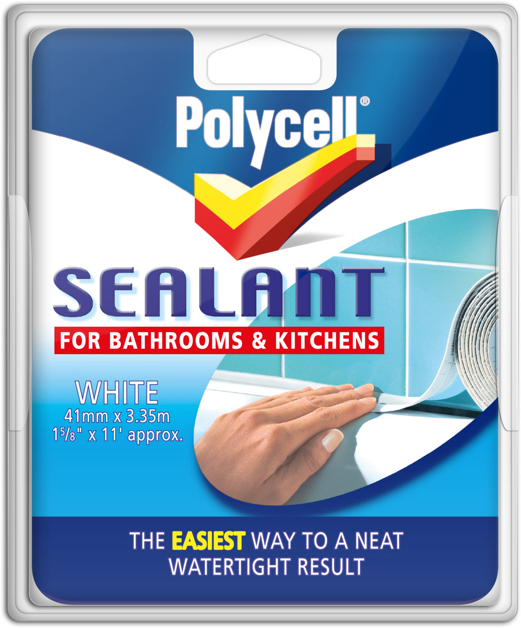 Polycell Sealant Bathroom & Kitchen White 41mm