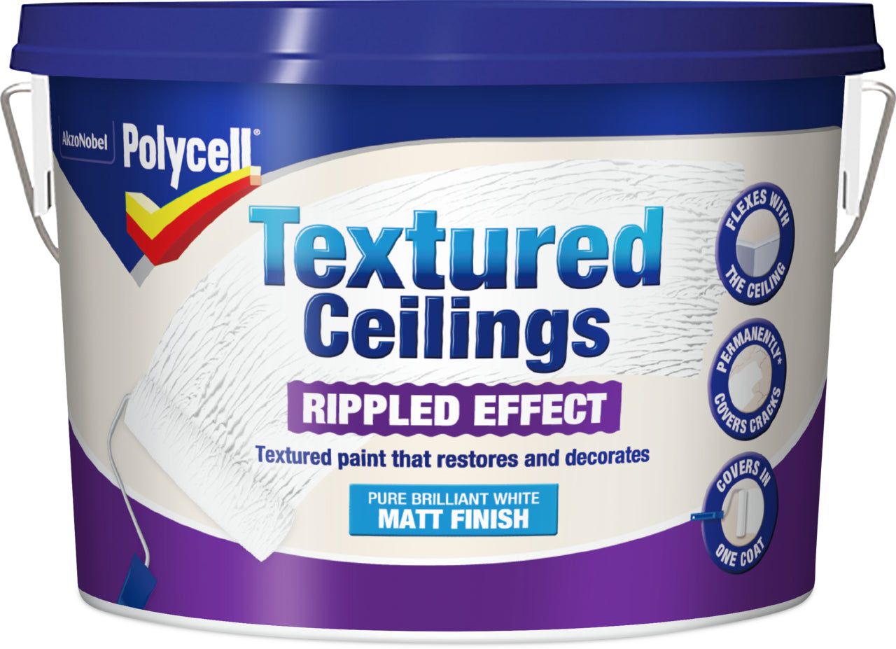 Polycell Textured Ceilings Ripple Effect Matt 2.5L
