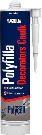 Polycell Trade Polyfilla Decorators Caulk Magnolia 380ml