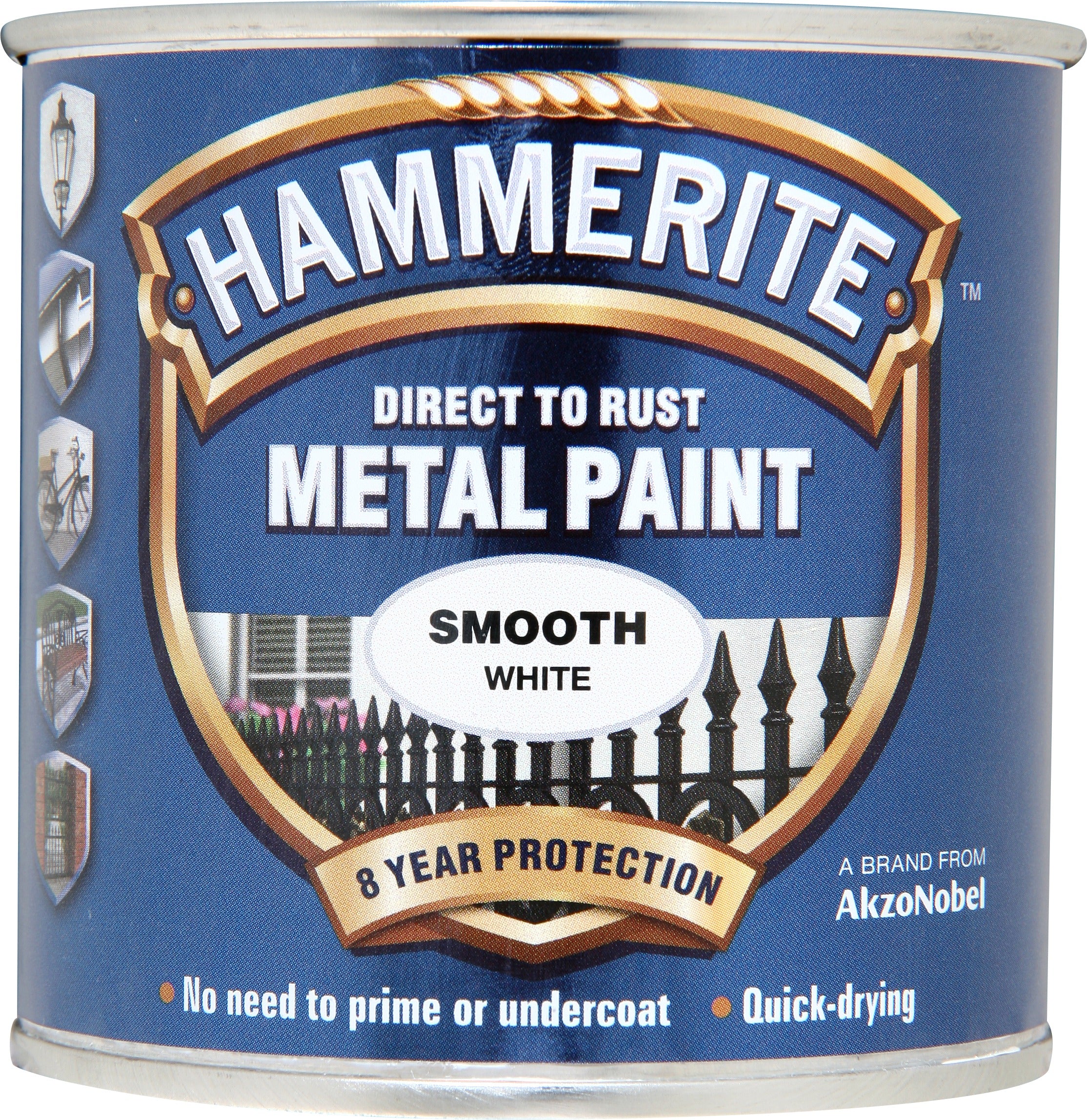 Hammerite Metal Paint Smooth White 250ml