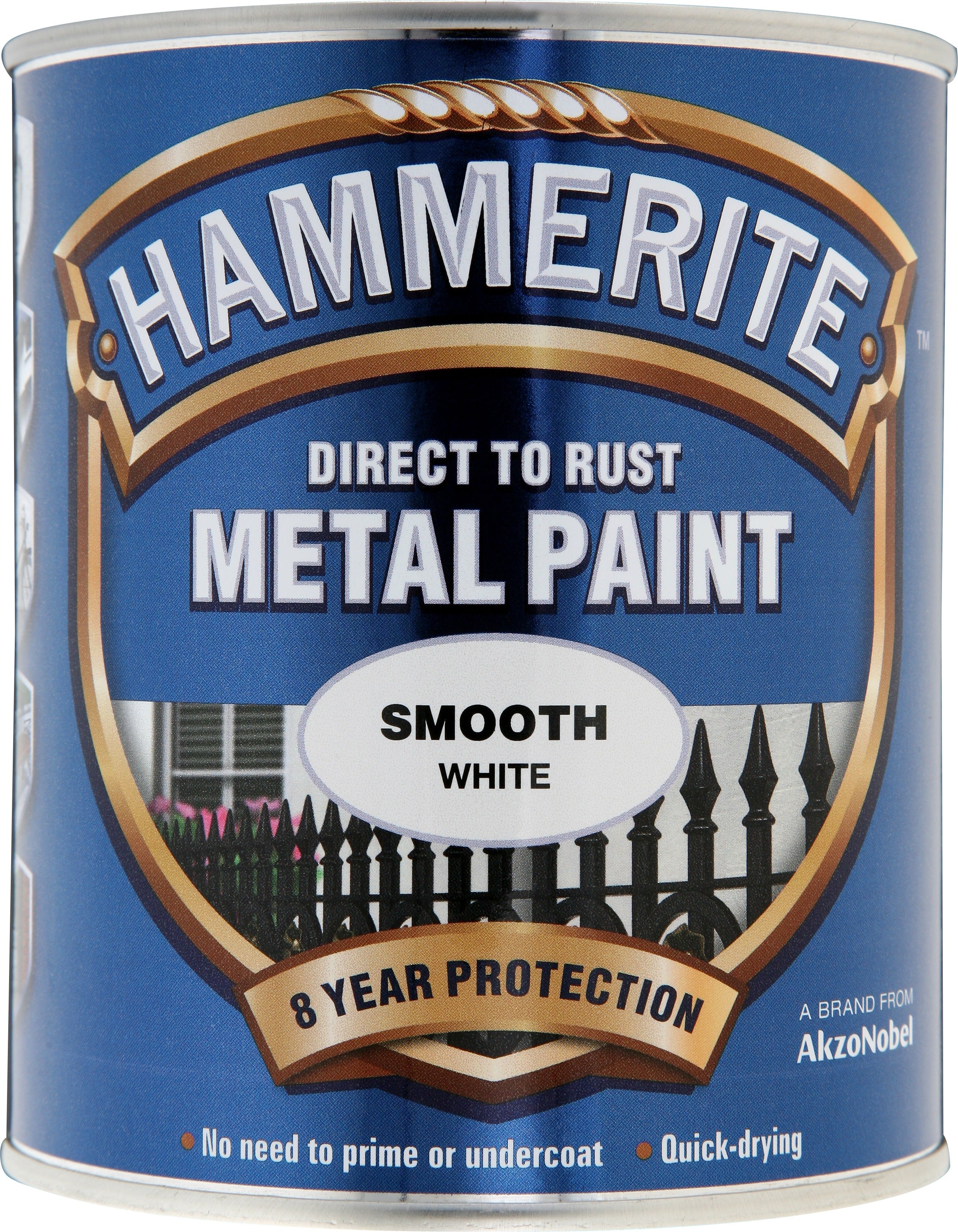 Hammerite Metal Paint Smooth White 750ml