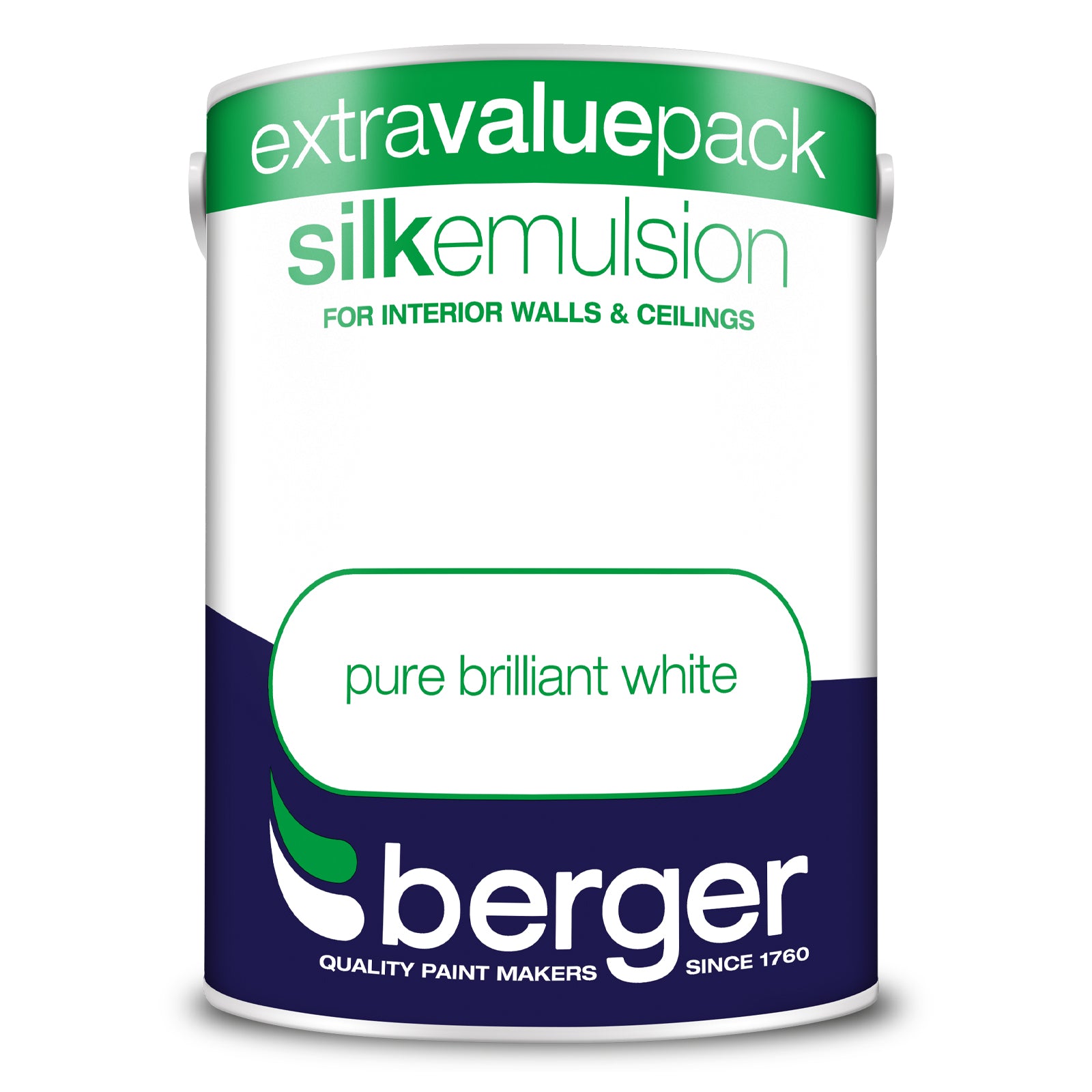 Berger Silk Emulsion Pure Brilliant White 3L