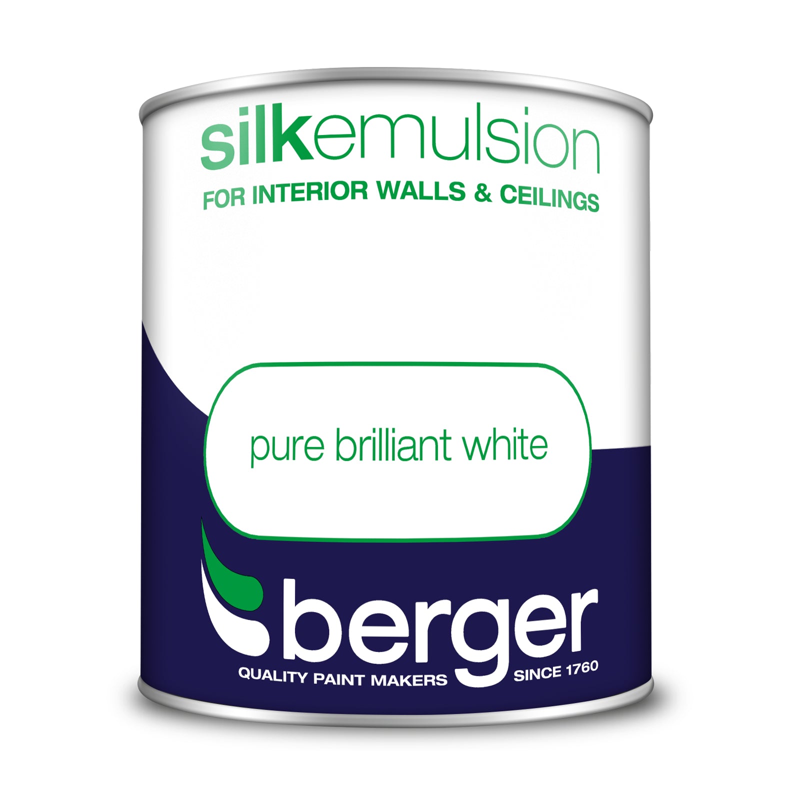 Berger Silk Emulsion Pure Brilliant White 1L