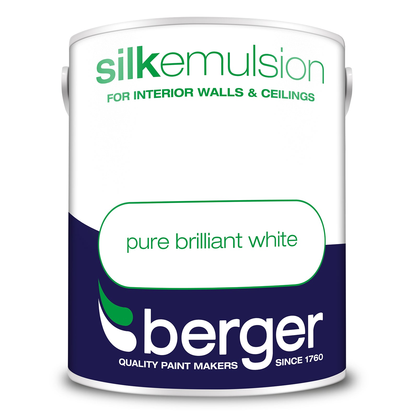 Berger Silk Emulsion Pure Brilliant White 5L