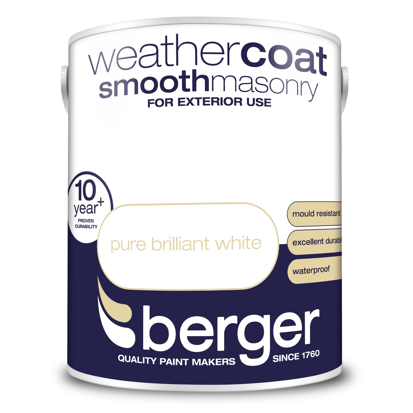 Berger Weathercoat Pure Brilliant White 5L