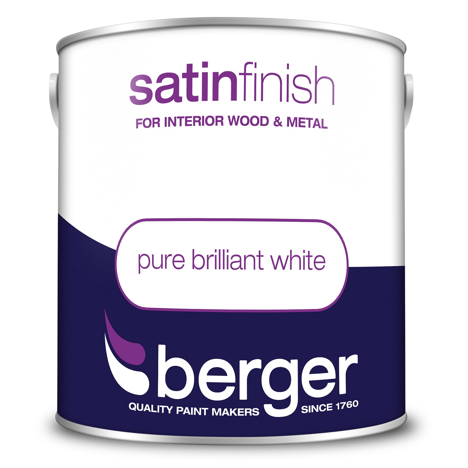 Berger Satin Pure Brilliant White 2.5L