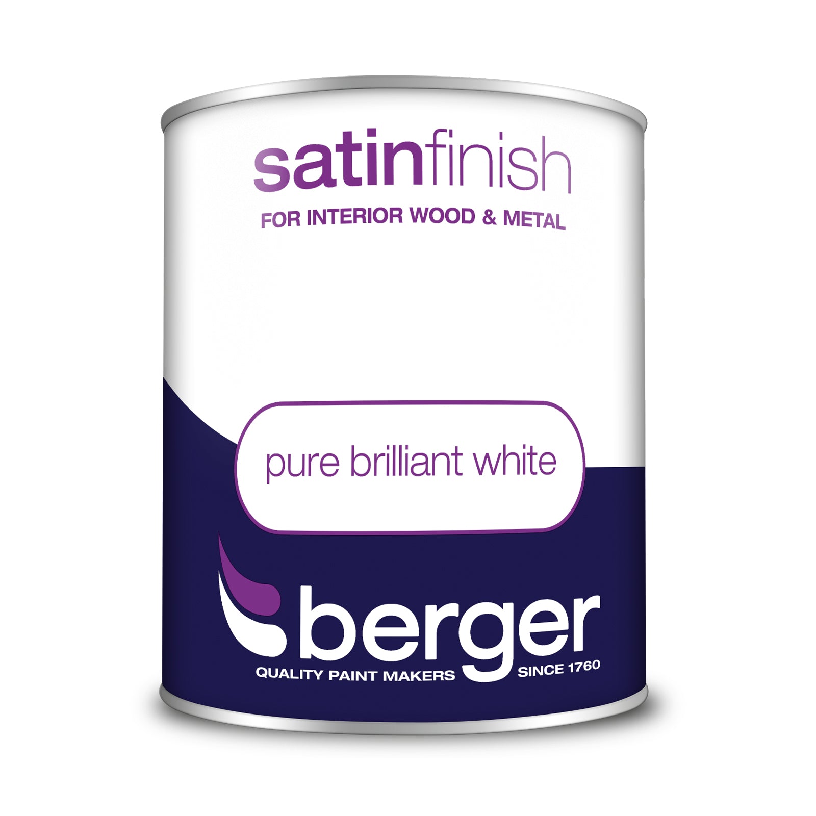 Berger Satin Pure Brilliant White 750ml