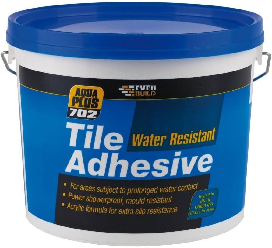 Everbuild 702 Water Resistant Tile Adhesive 16KG