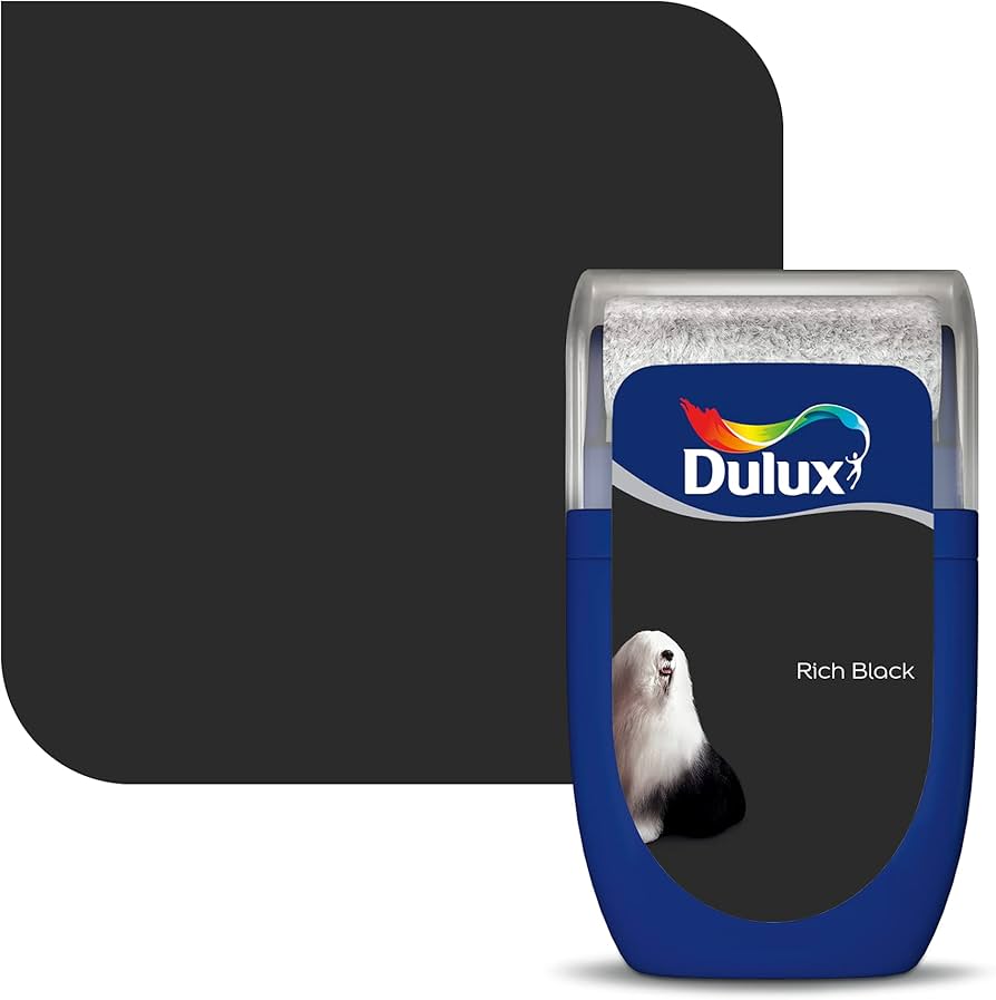 Dulux Matt Tester Rich Black 30ml
