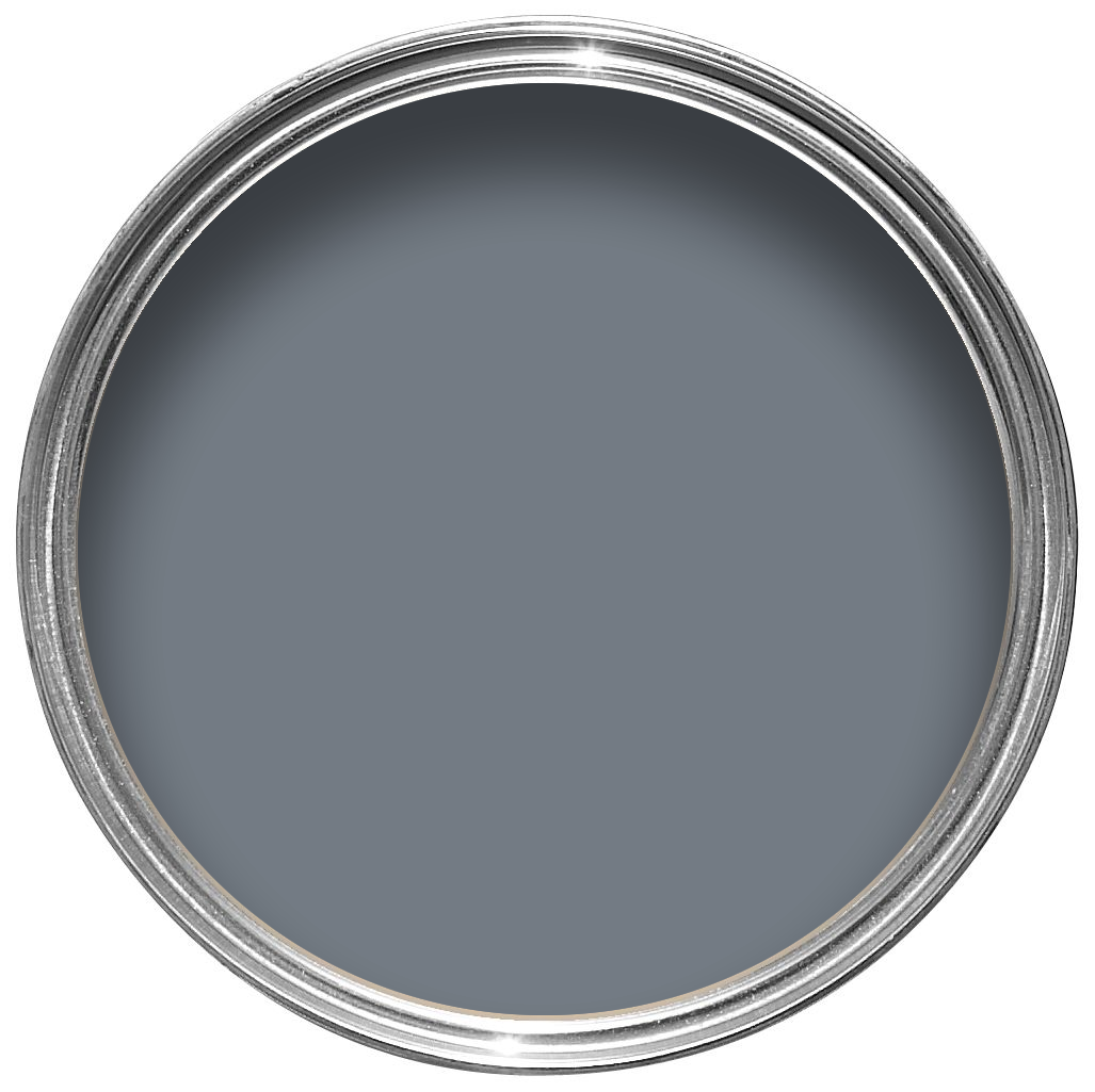 Hammerite Metal Paint Direct To Rust Smooth Blue Slate 750ml