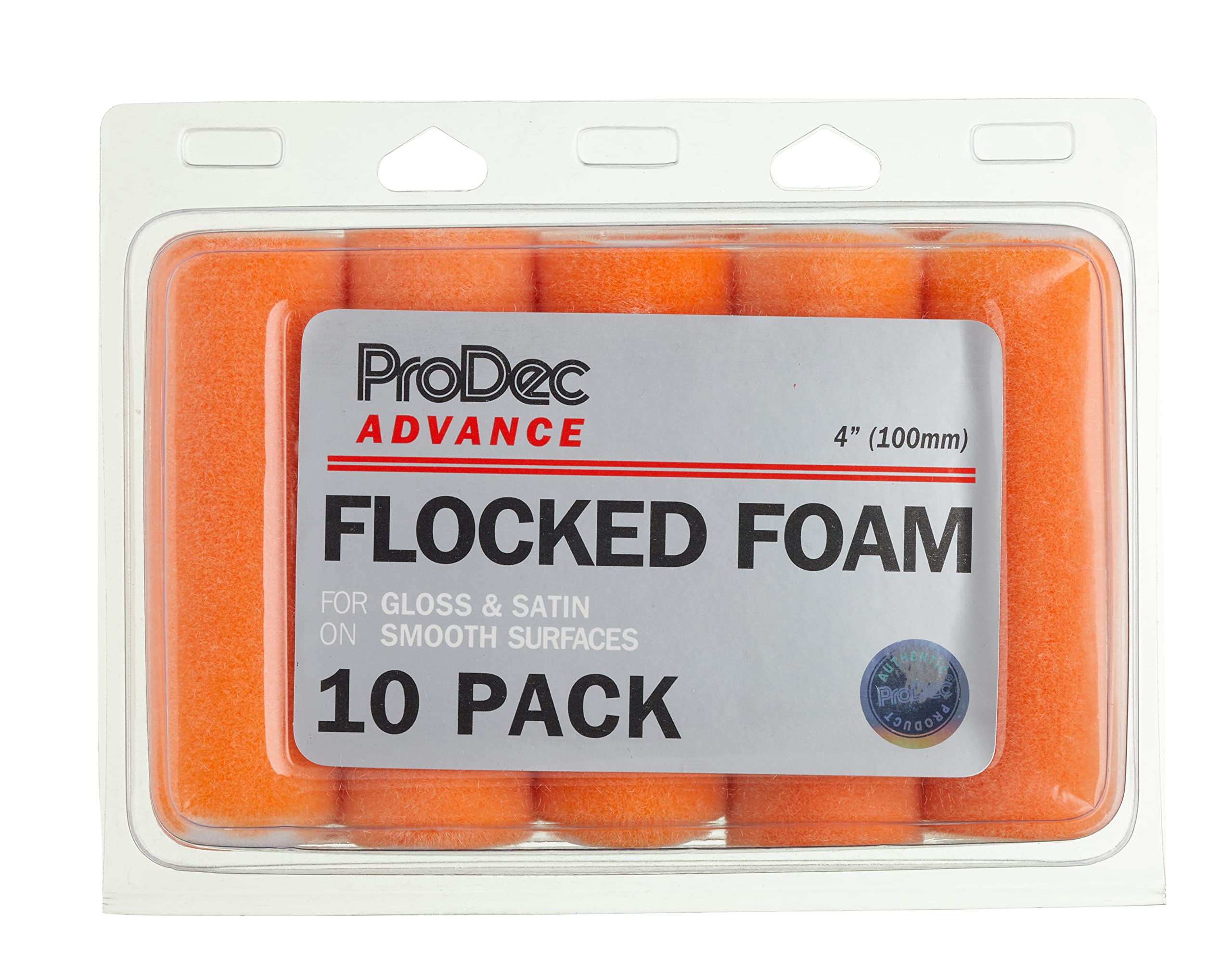 ProDec Advance Flocked Foam Rollers 4" 100mm (10PK)