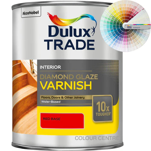 Dulux Trade Diamond Glaze Varnish Tinted Colour 1L