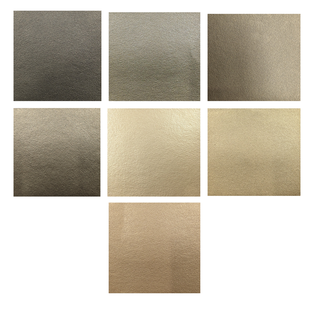 Colour Centre Metallics Gold Collection Samples