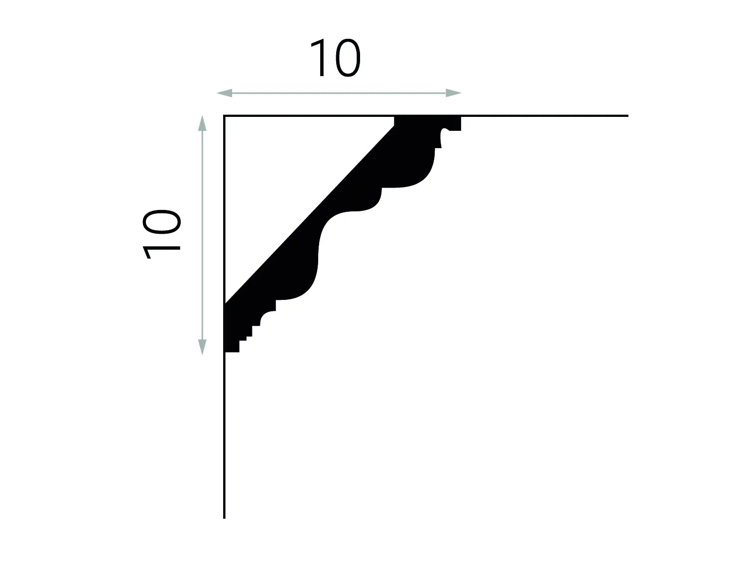 Mardom Decor Cornice MDB108