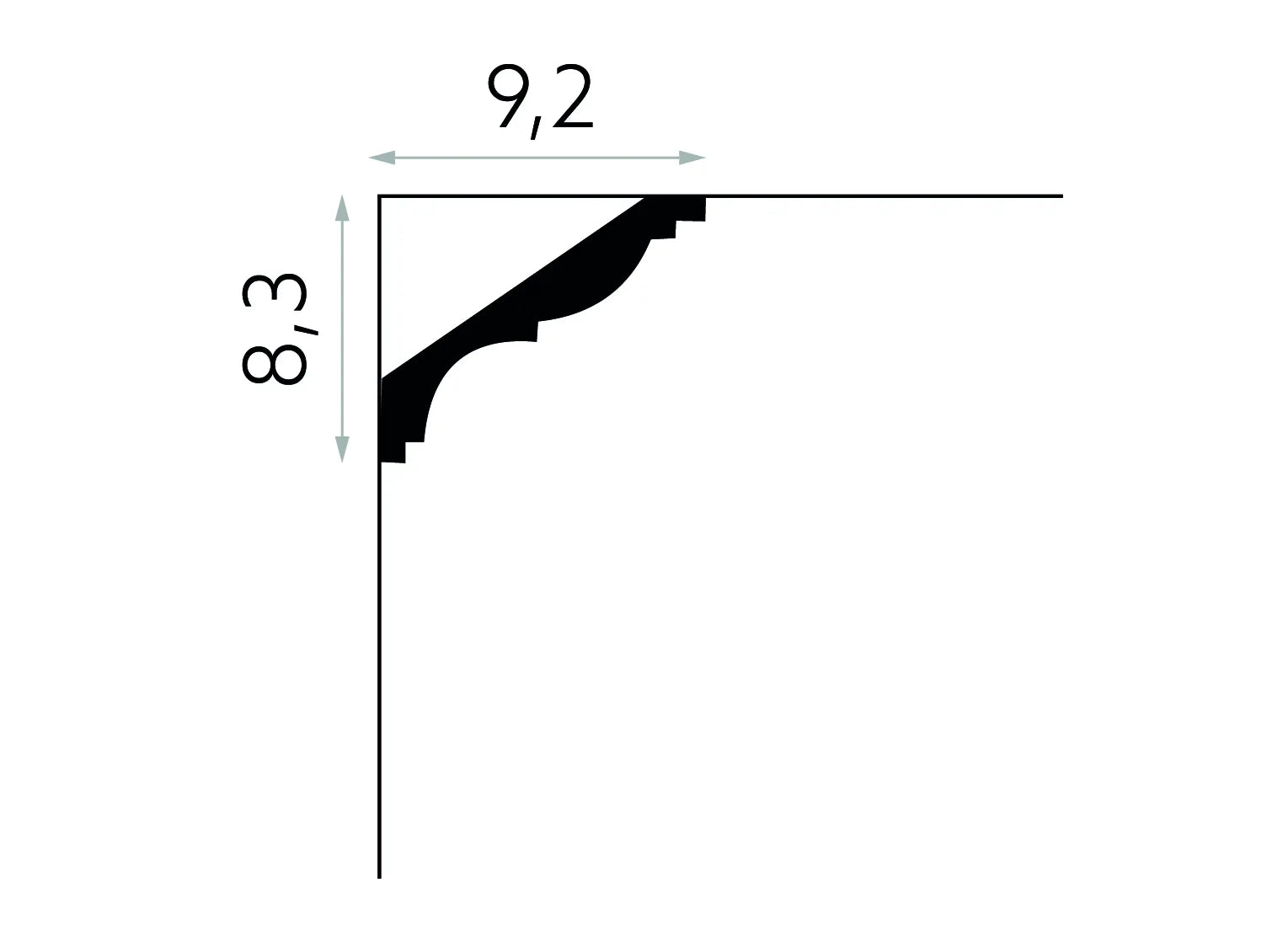 Mardom Decor Cornice MDB117