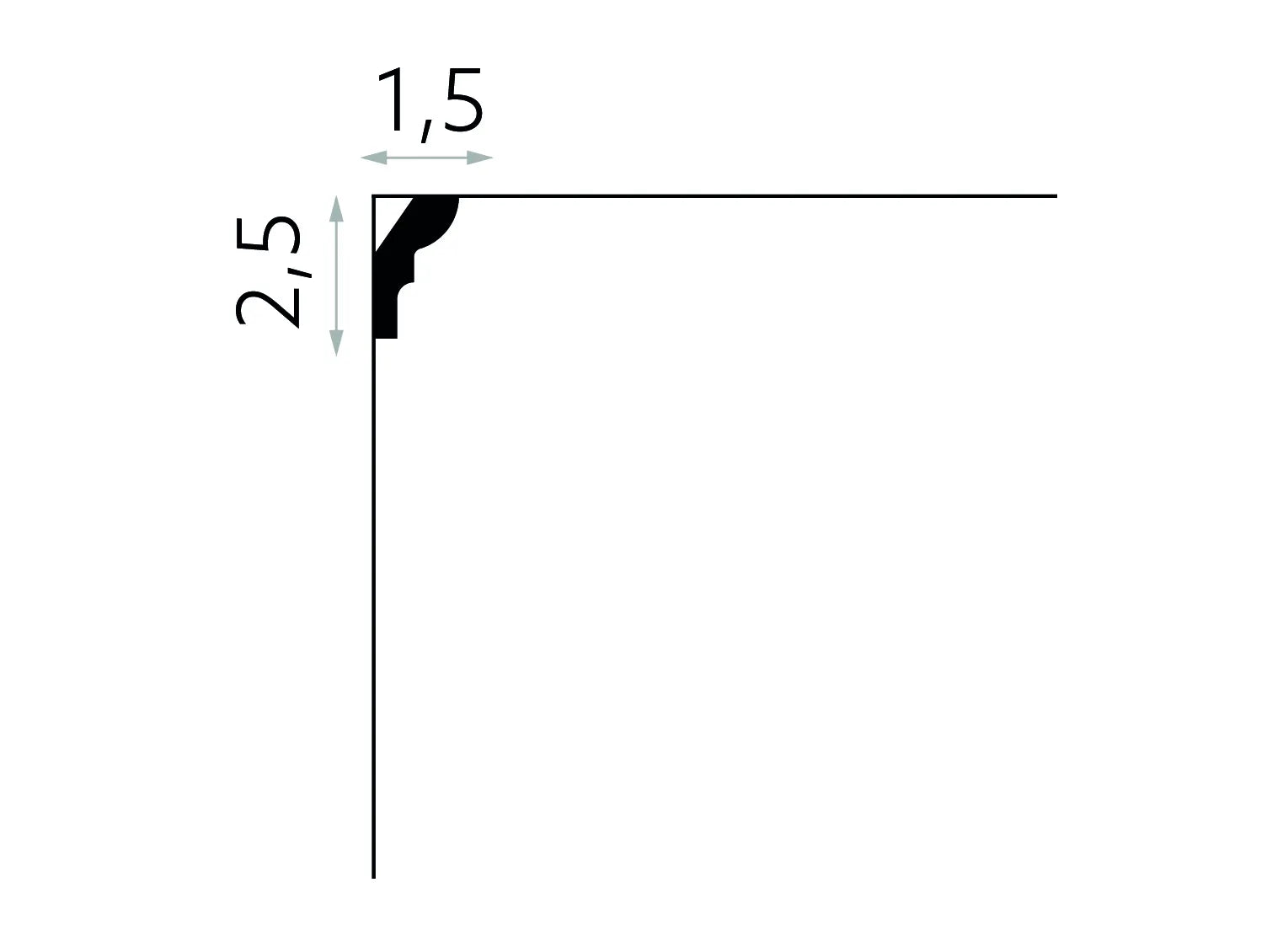 Mardom Decor Cornice MDB180