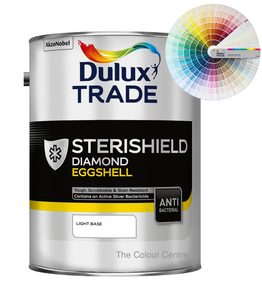 Dulux Trade Sterishield Diamond Eggshell Tinted Colour 5L