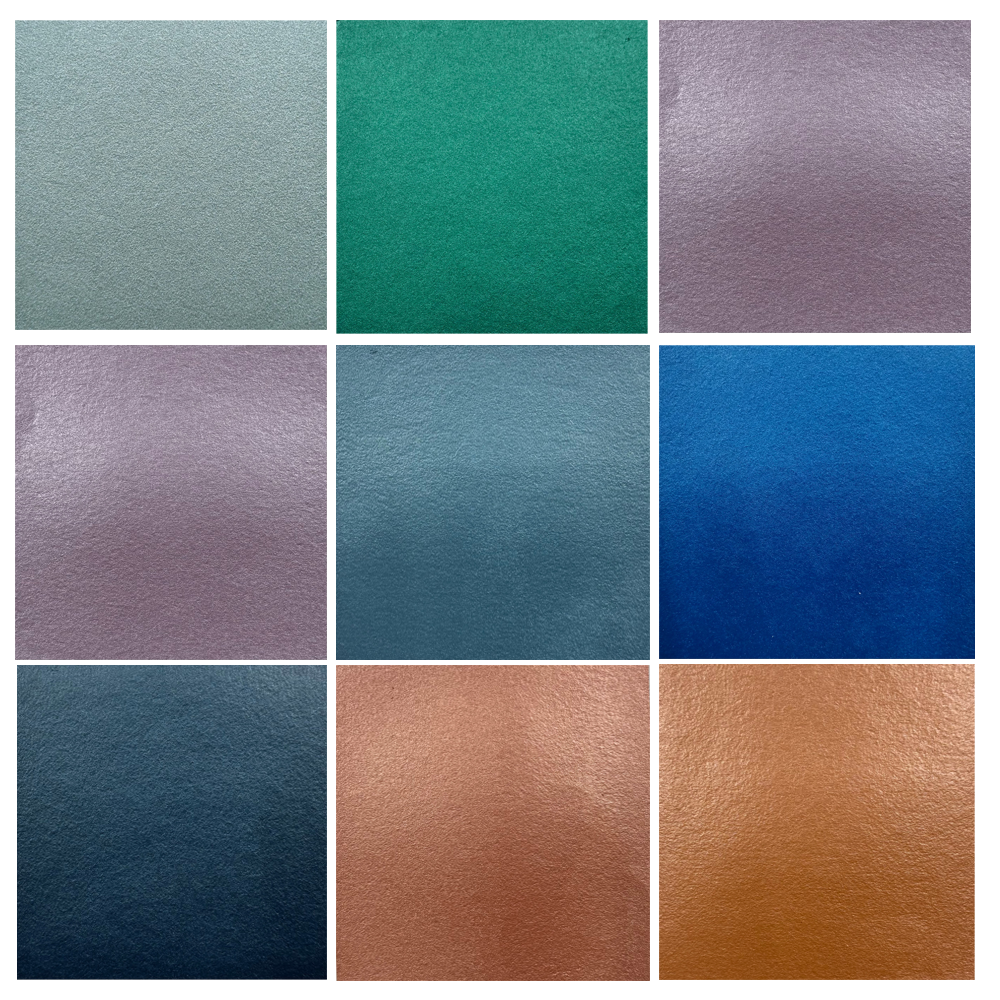 Colour Centre Metallics Vibrant Collection Samples