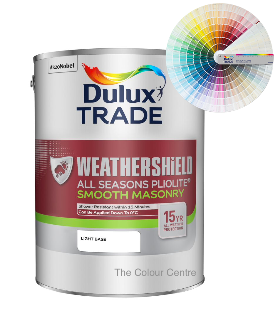 Dulux Trade Weathershield All Seasons Pliolite Smooth Tinted Colour 5L