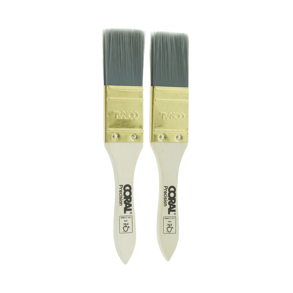 Coral Precision Touch-Up Tester Brushes (2PK)